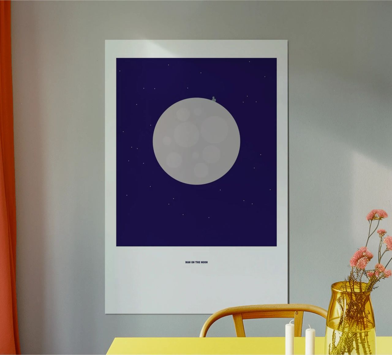 Man on the Moon carta hahnemühle da Christophe Gowans