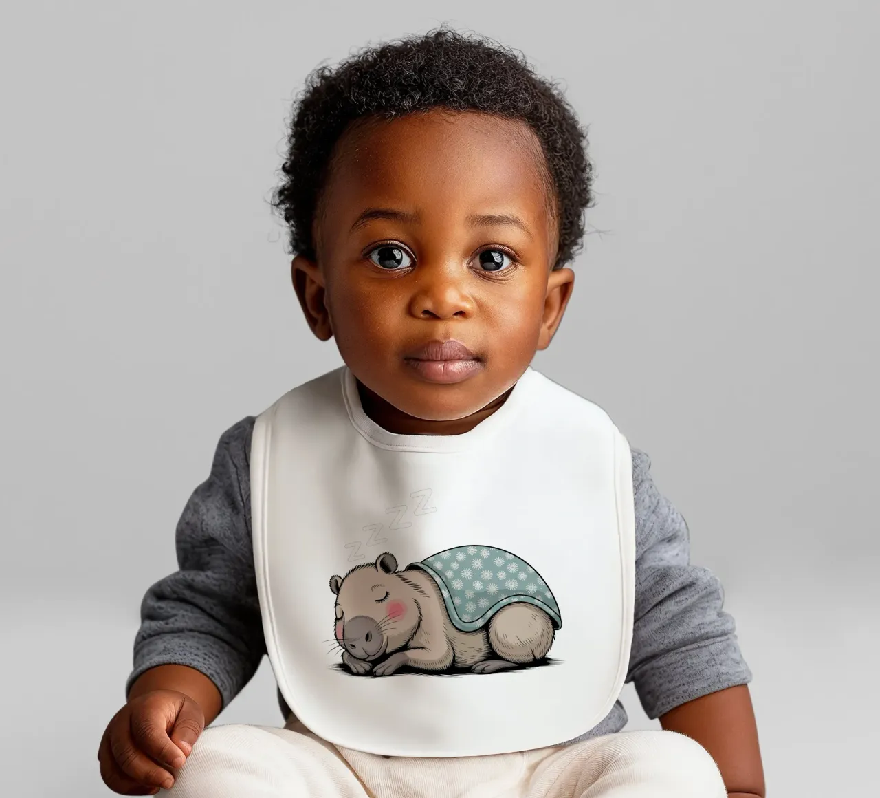 Capy & Bara Sleeping bavaglino da Shirtfantastisch
