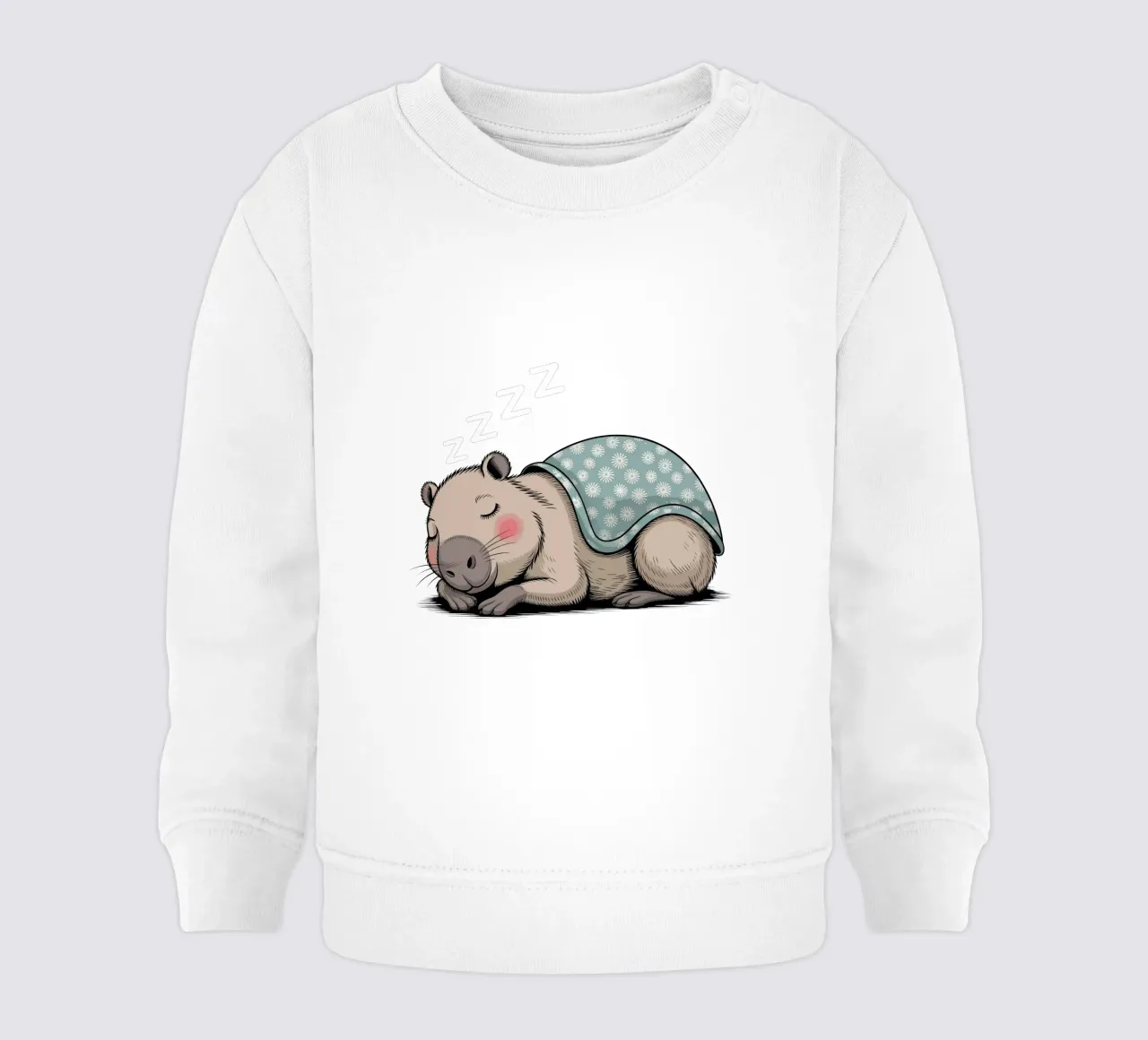Capy & Bara Sleeping felpa neonato da Capy & Bara
