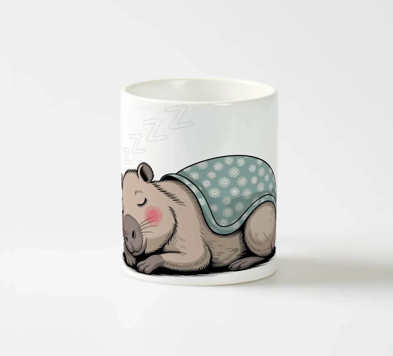 Capy & Bara Sleeping tazza in ceramica da Capy & Bara