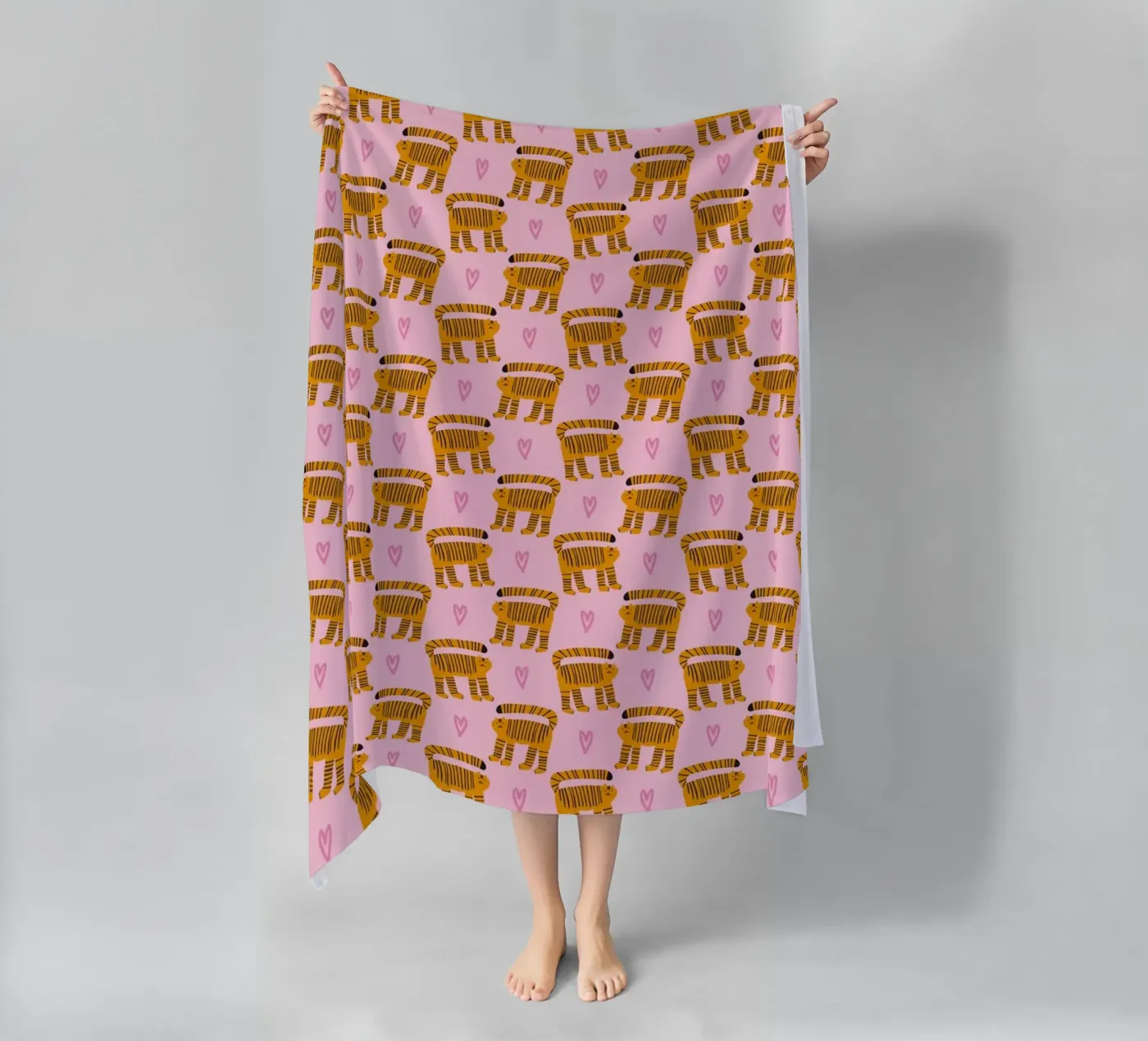 Tiger Pattern No 08 serviette de plage de treechild