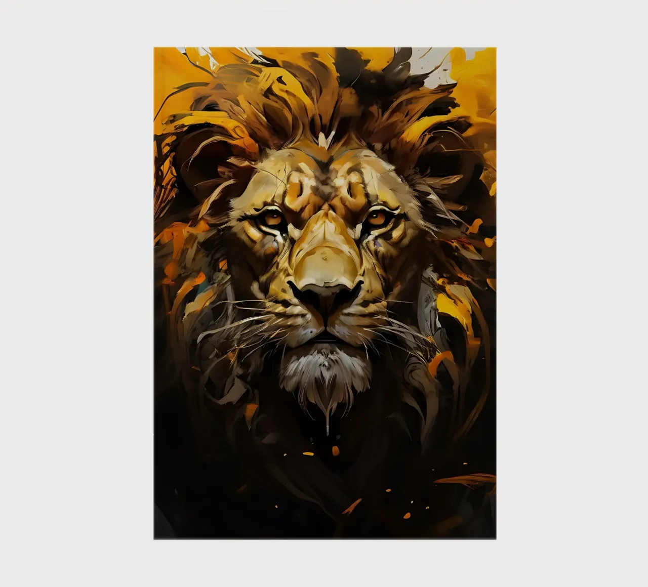 Lion_style_G_1 notebook by Tierisch bunt by LK