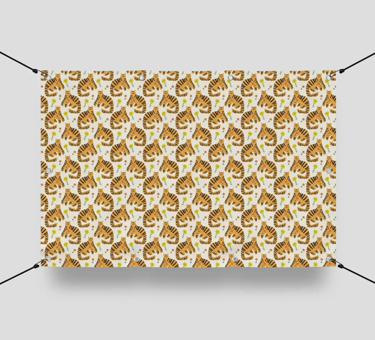 Tiger Pattern No 11 telo in pvc da treechild