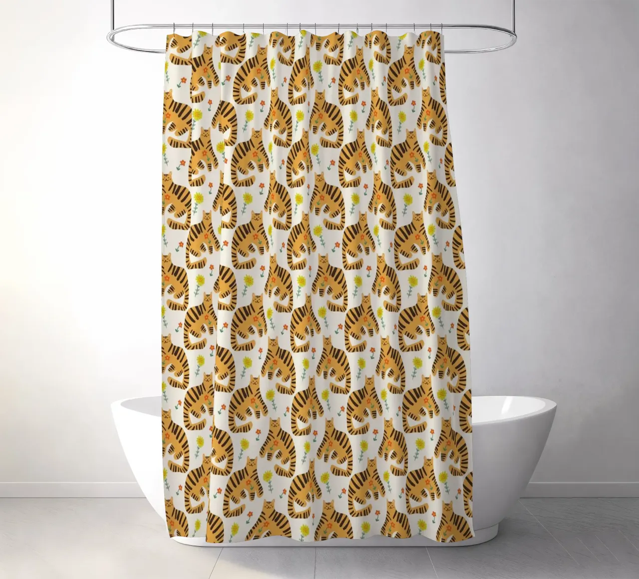Tiger Pattern No 11 tenda da doccia da treechild