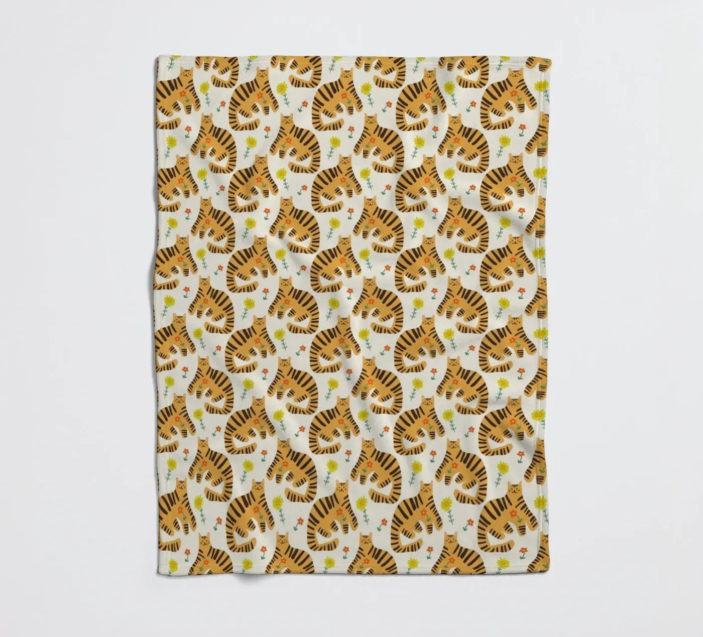 Tiger Pattern No 11 Fleecedecke von treechild