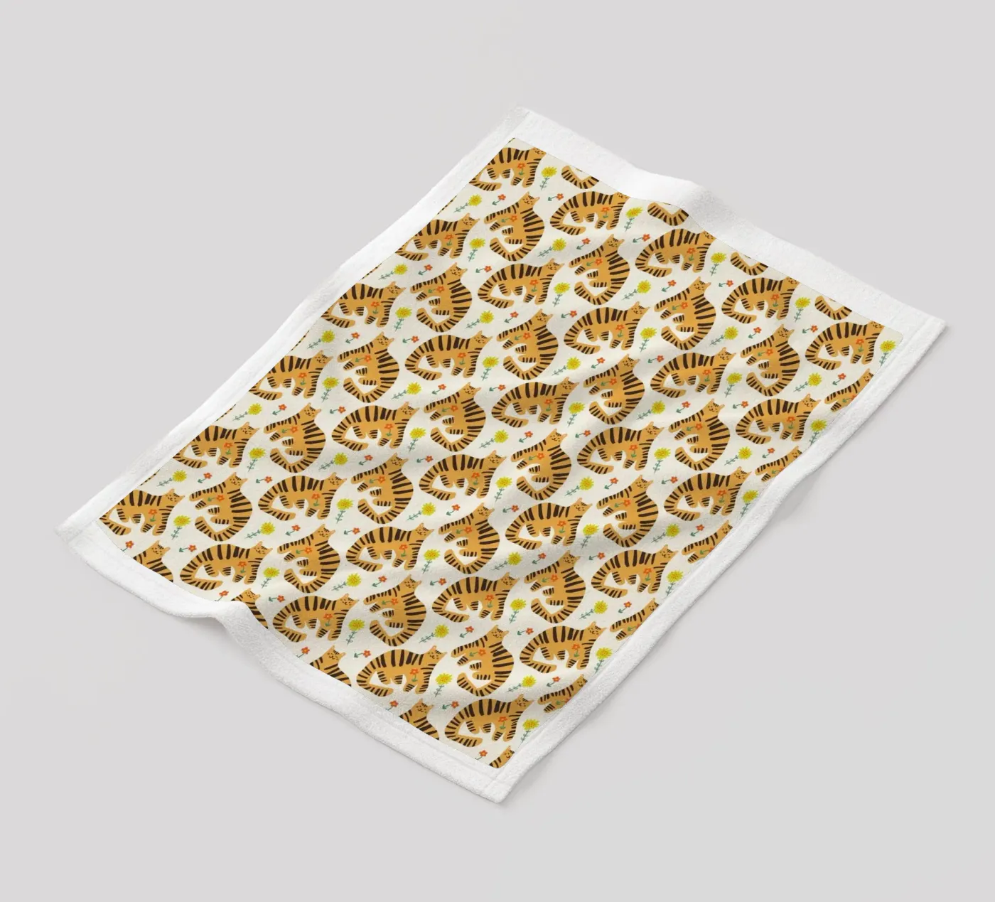 Tiger Pattern No 11 Fleecedecke von treechild