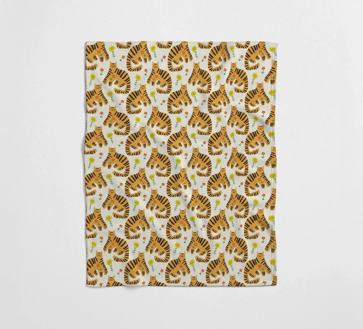 Tiger Pattern No 11 Fleecedecke von treechild