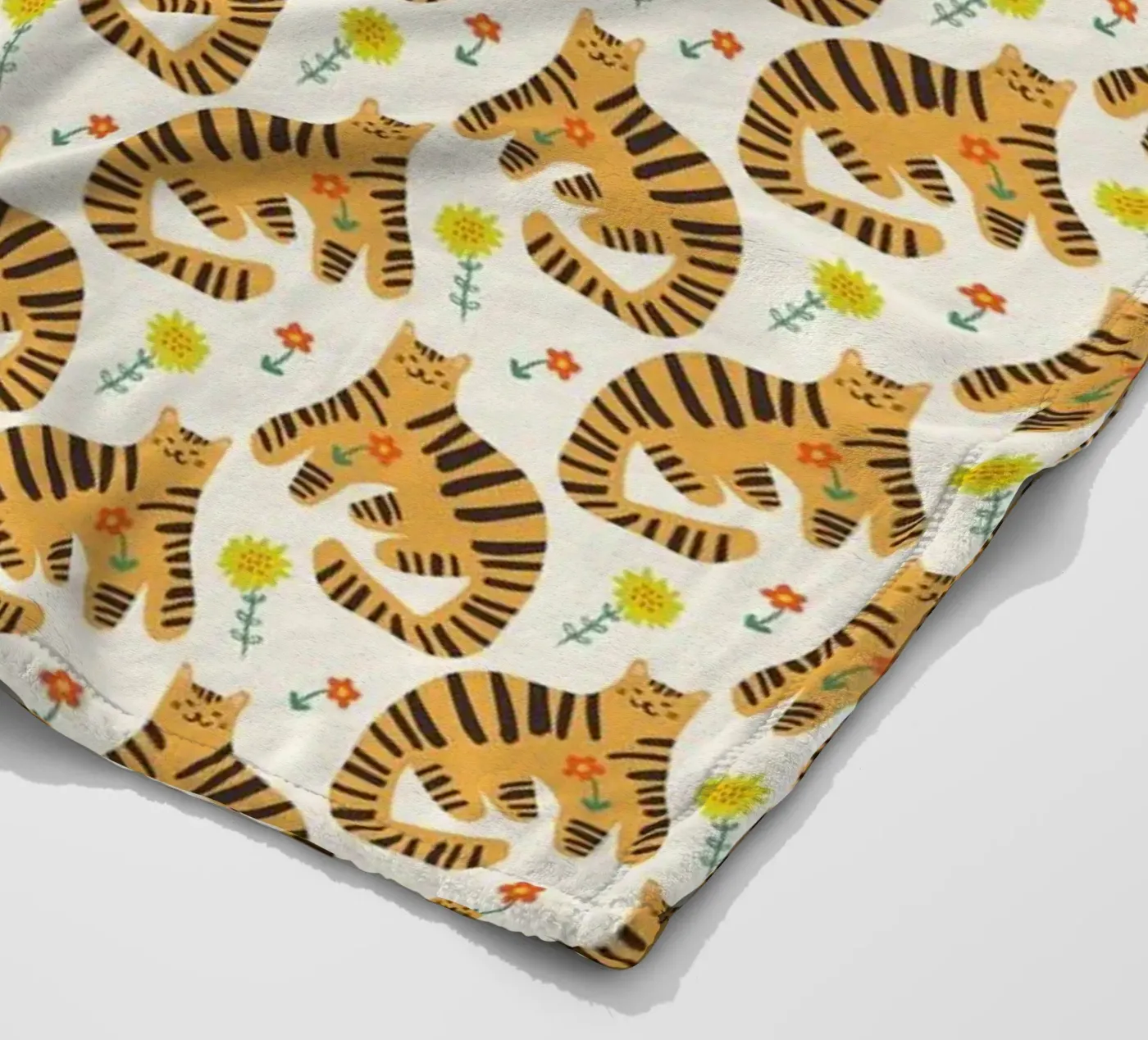 Tiger Pattern No 11 Fleecedecke von treechild