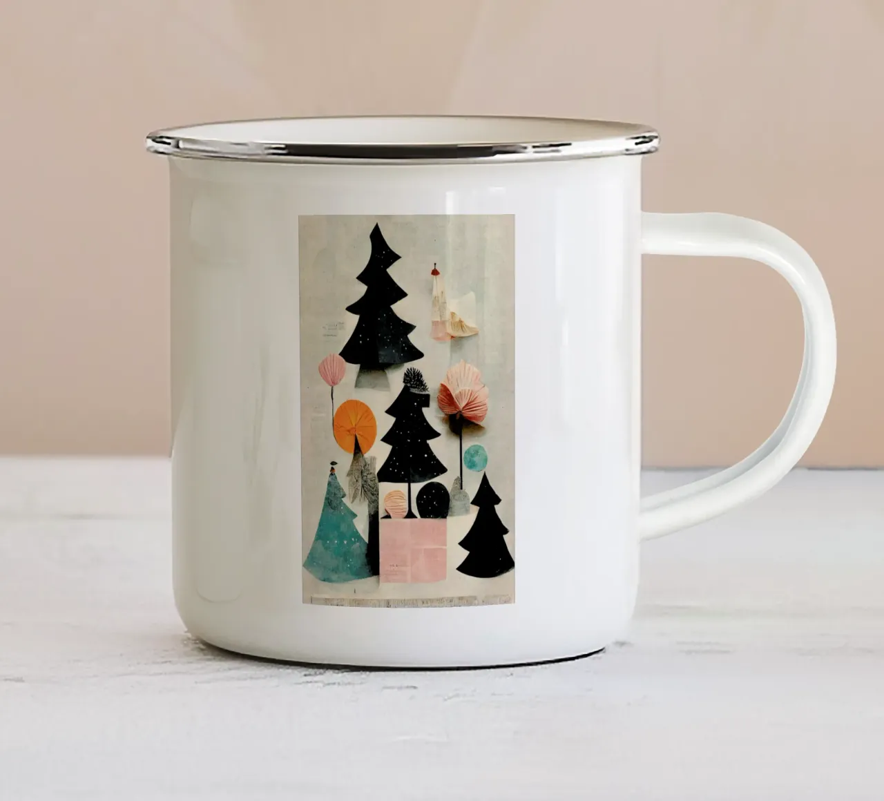 Little Forest tazza in smalto da treechild