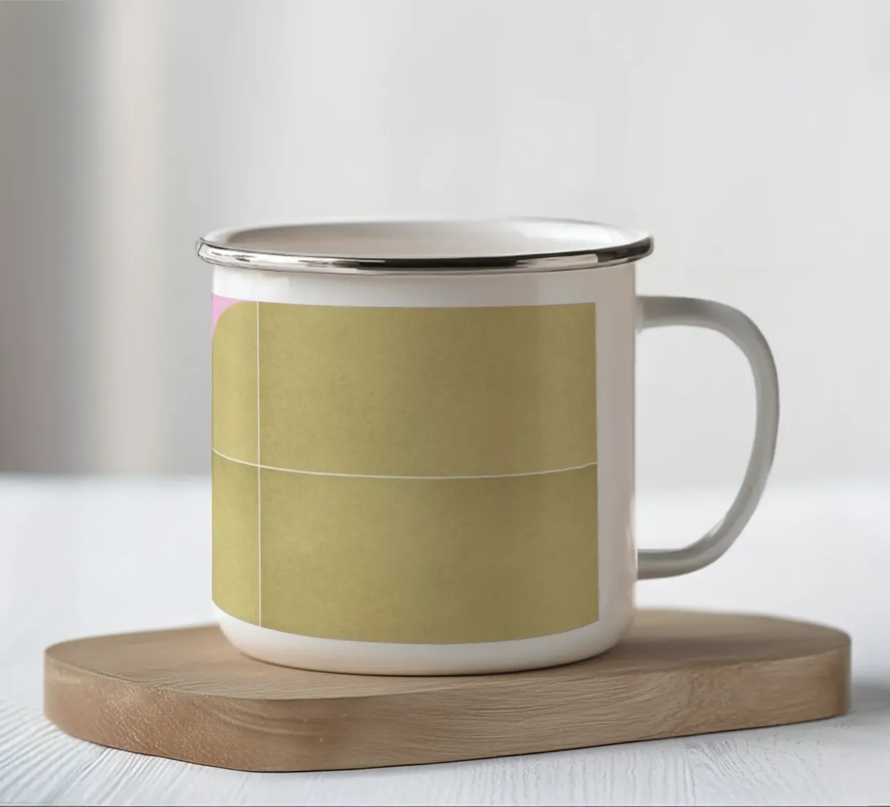 Retro Tiles 13 tazza in smalto da designdn