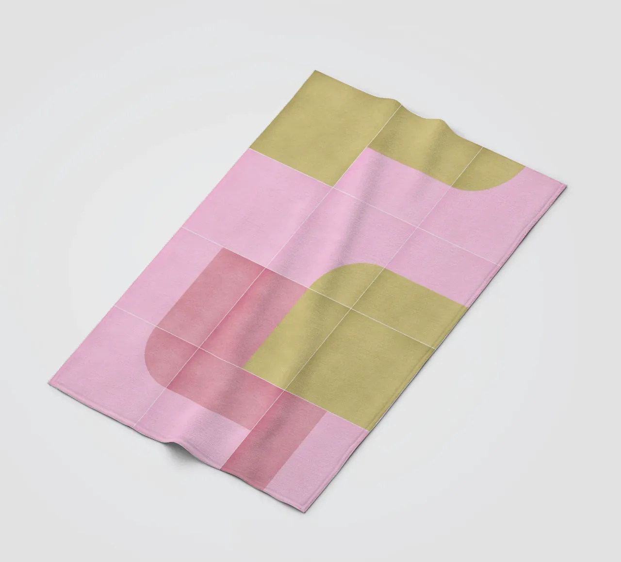 Retro Tiles 13 coperta in pile da designdn
