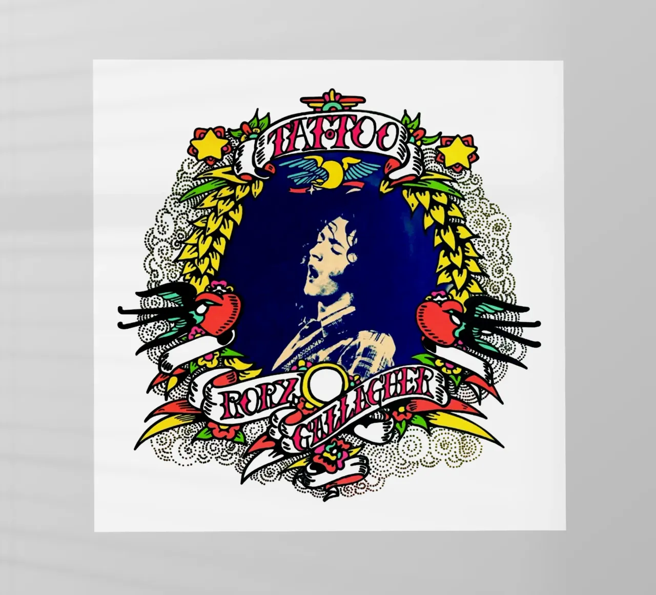 Stile classico - Rory Gallagher pellicola backlit da https://www.juniqe.com/uk/shop/Henndraws