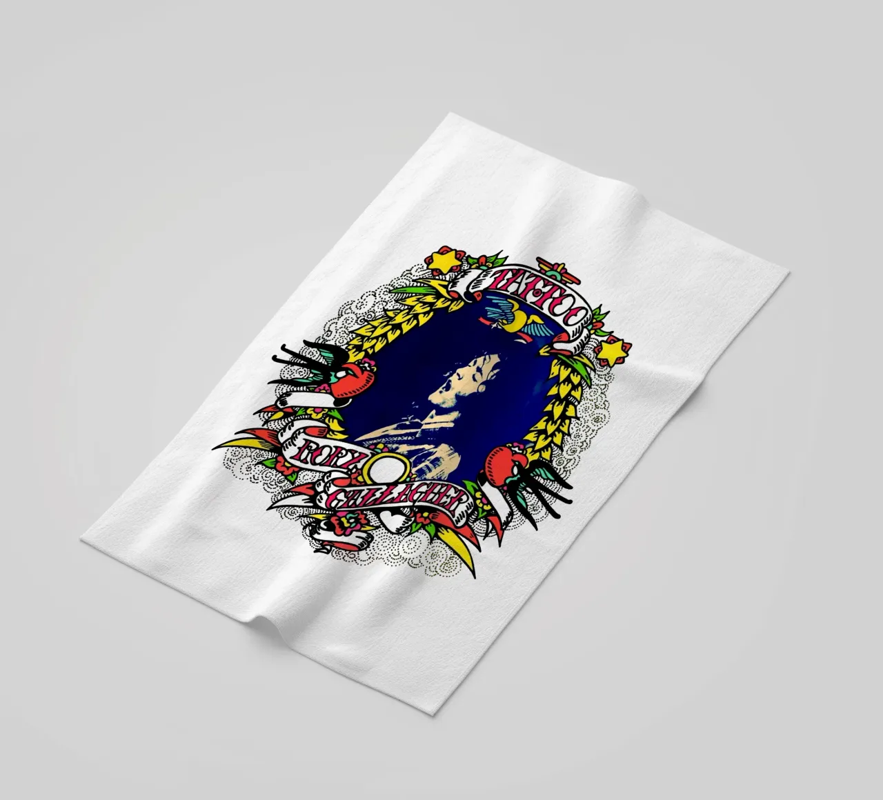 Stile classico - Rory Gallagher telo mare da https://www.juniqe.com/uk/shop/Henndraws