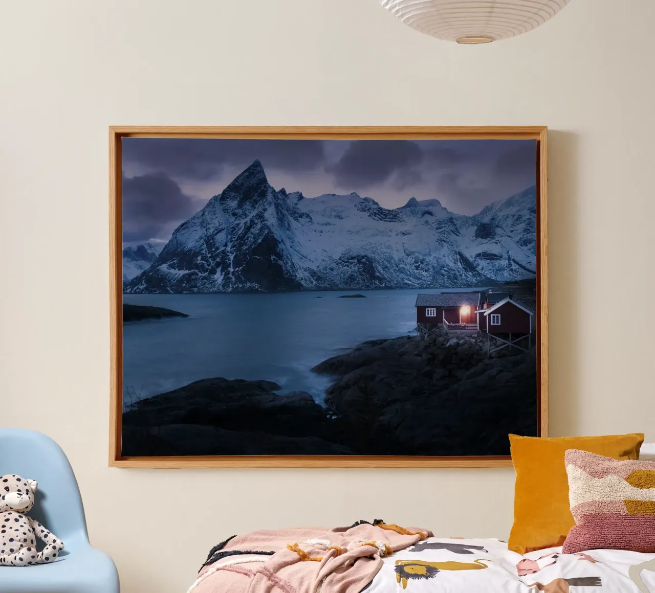 Architecture of Escape canvas with Floater frame by PhotoVibe Decor