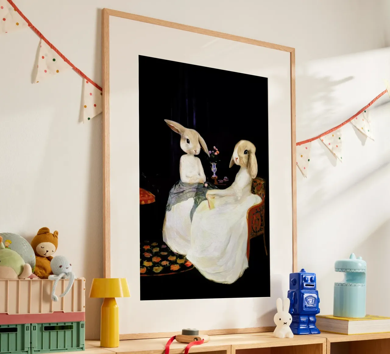 Pomenpam poster con telaio in legno da Tein Lucasson