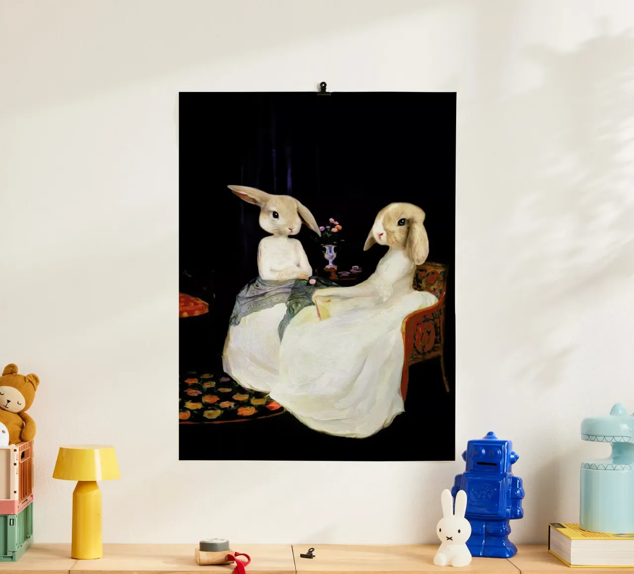 Pomenpam poster con telaio in legno da Tein Lucasson