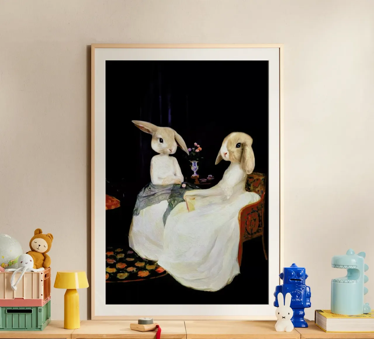 Pomenpam poster con telaio in legno da Tein Lucasson