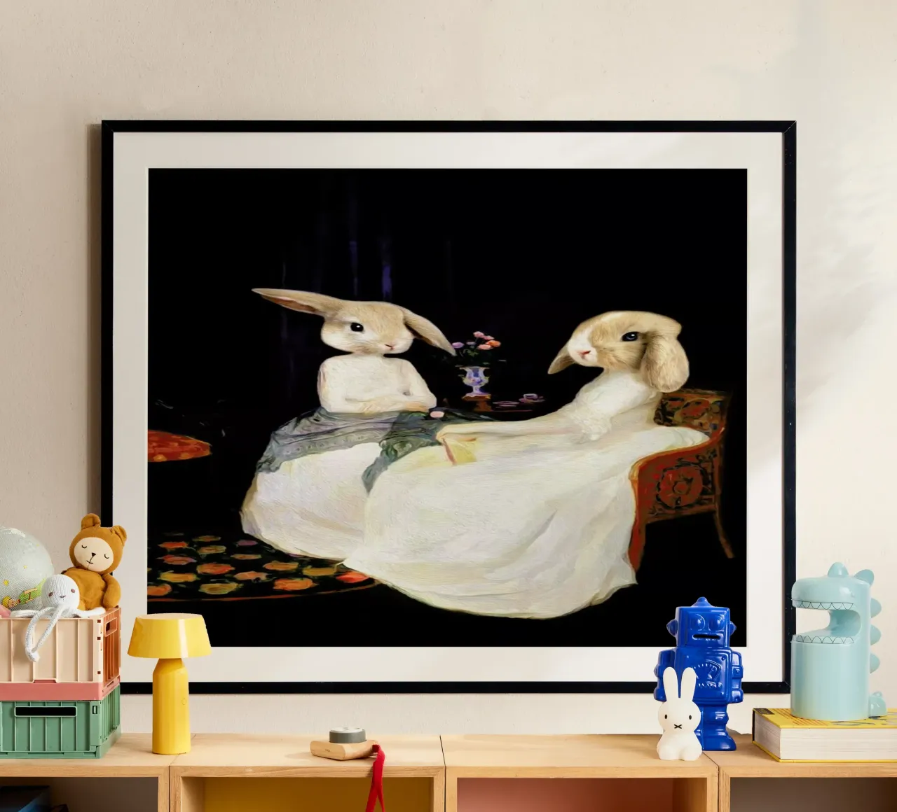 Pomenpam poster con telaio in legno da Tein Lucasson
