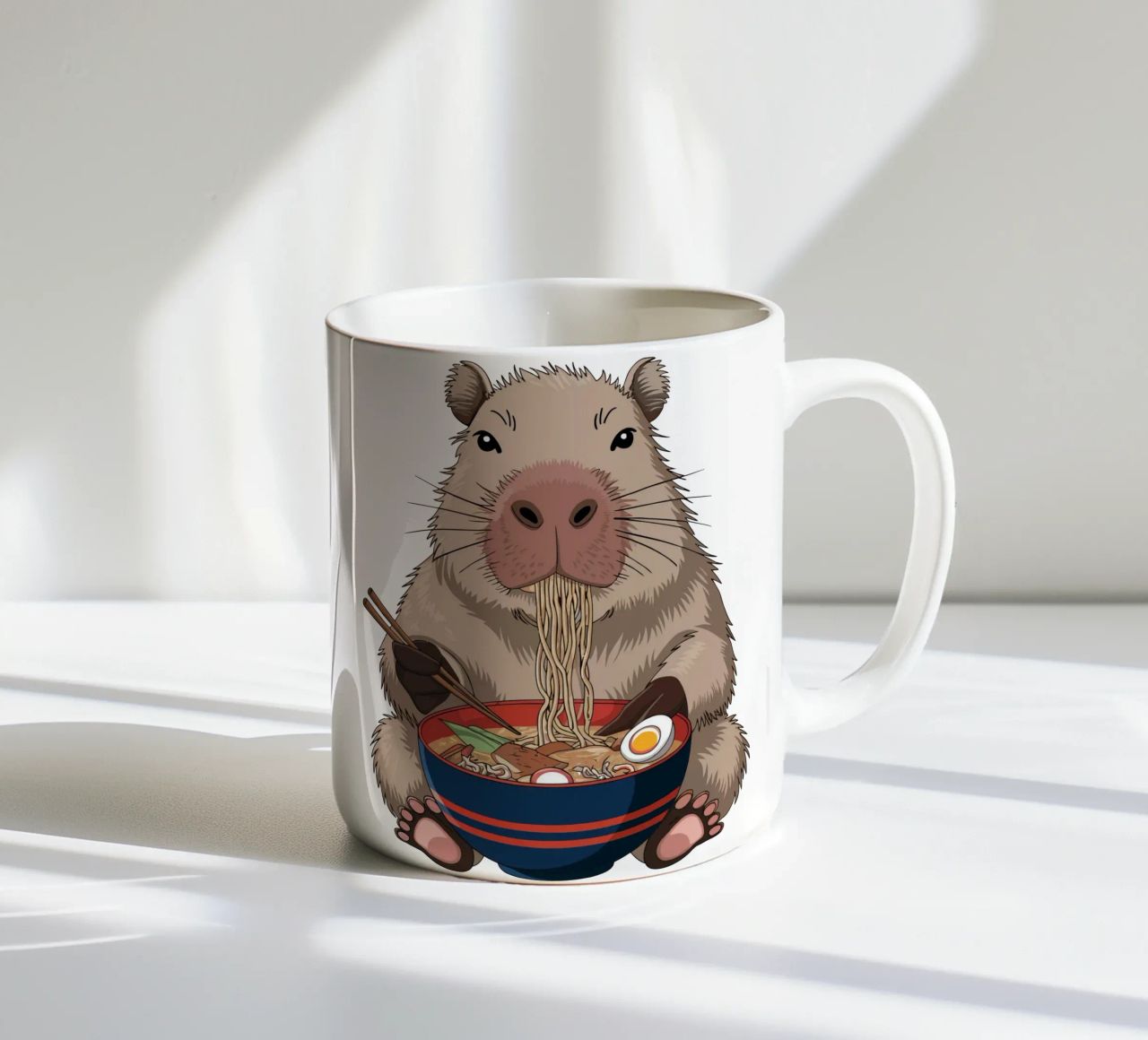 Capy & Bara Nudelfreak tazza in ceramica da Capy & Bara