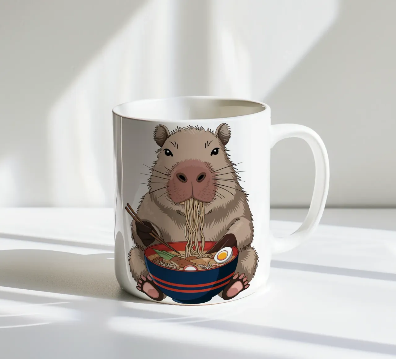 Capy & Bara Nudelfreak tazza in ceramica da Capy & Bara