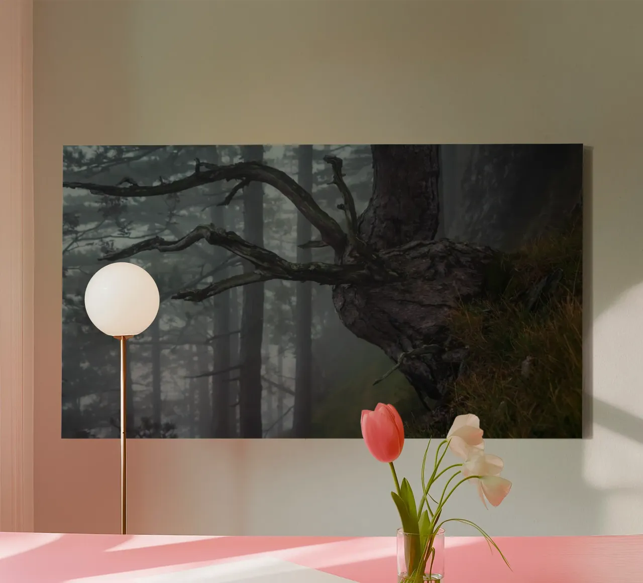 Sussurri di sentieri d'autunno tela con Cornice a cassetta da PhotoVibe Decor