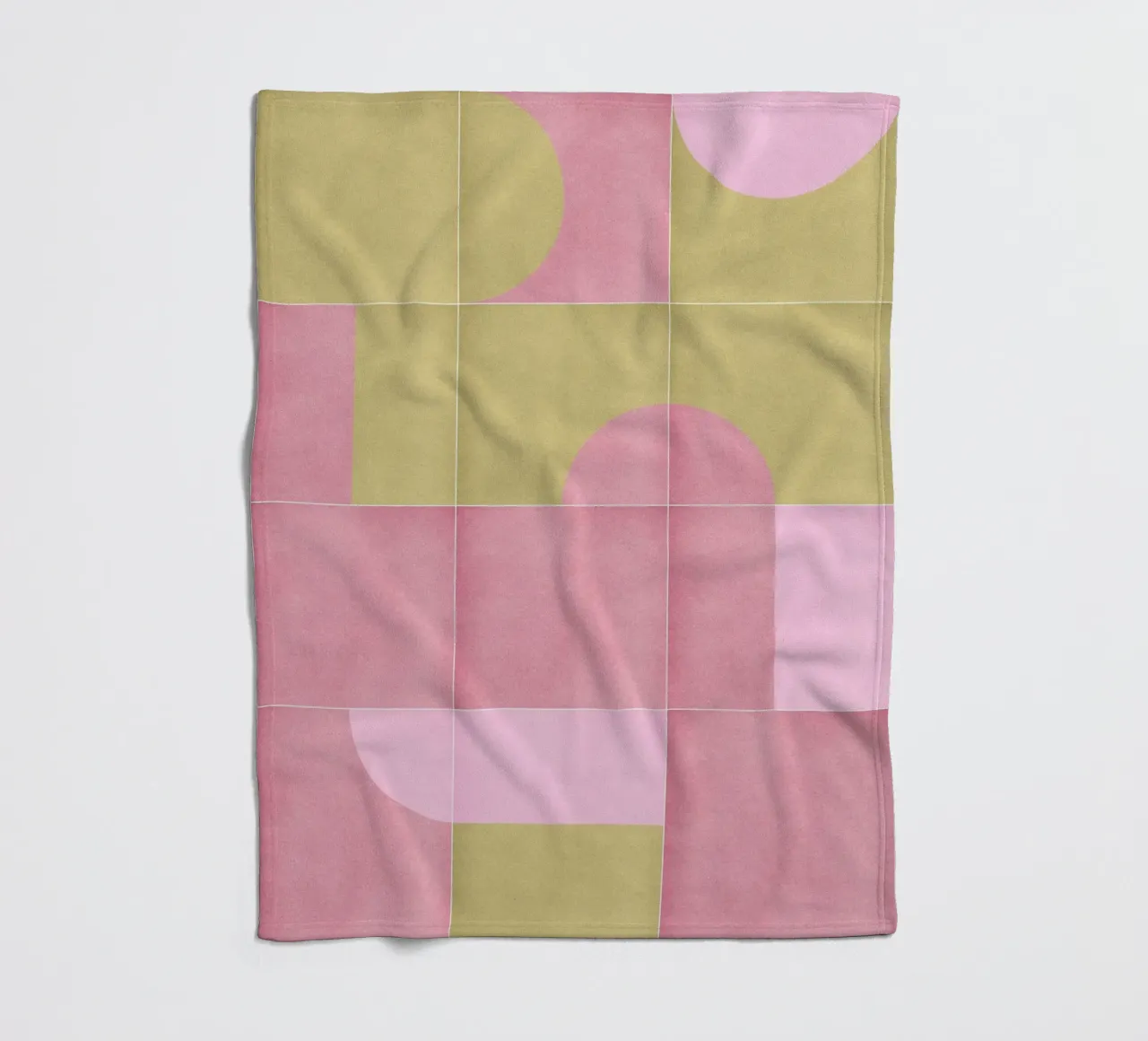 Retro Tiles 15 coperta in pile da designdn