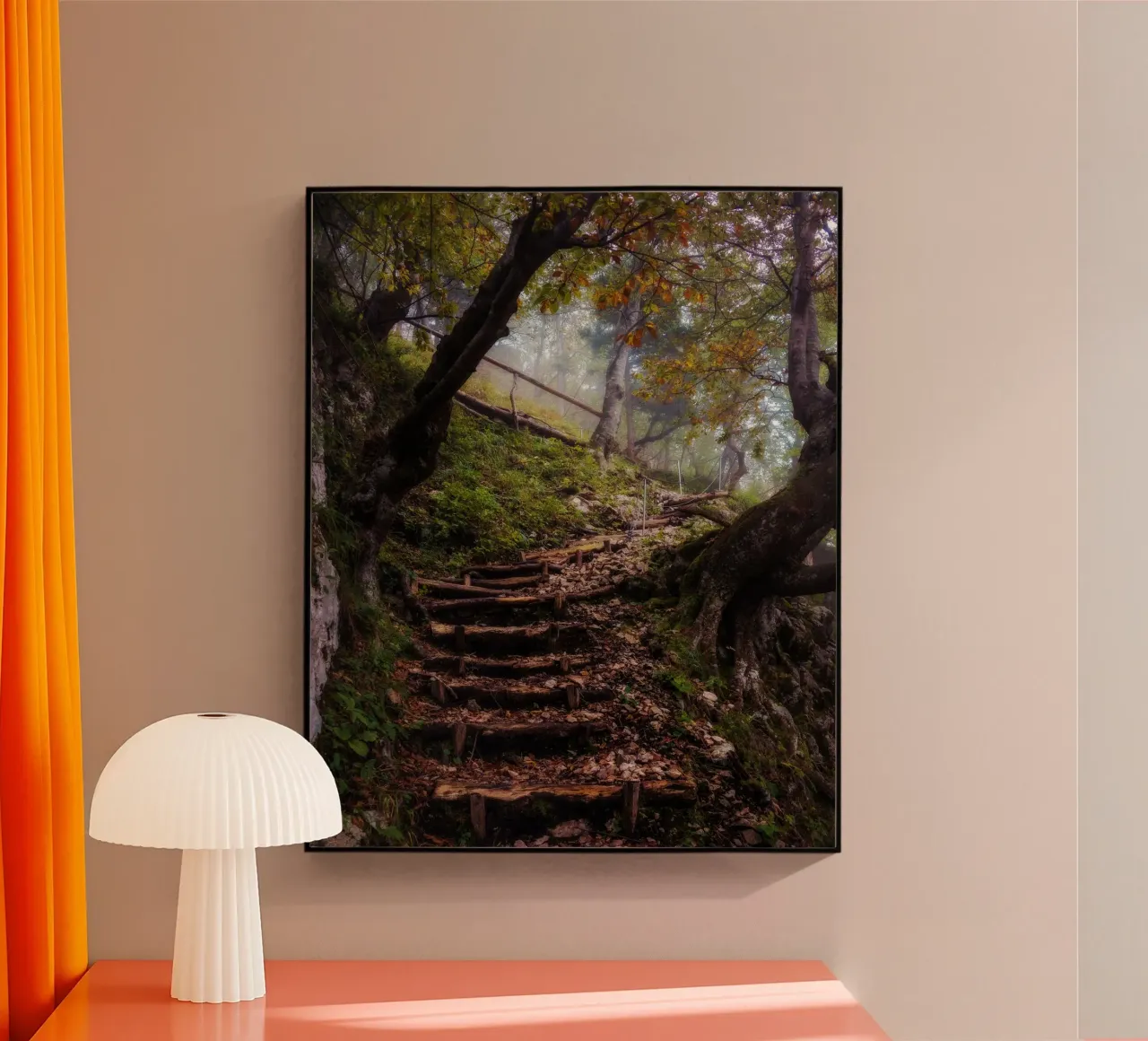 Sussurri di sentieri d'autunno plexiglass da PhotoVibe Decor