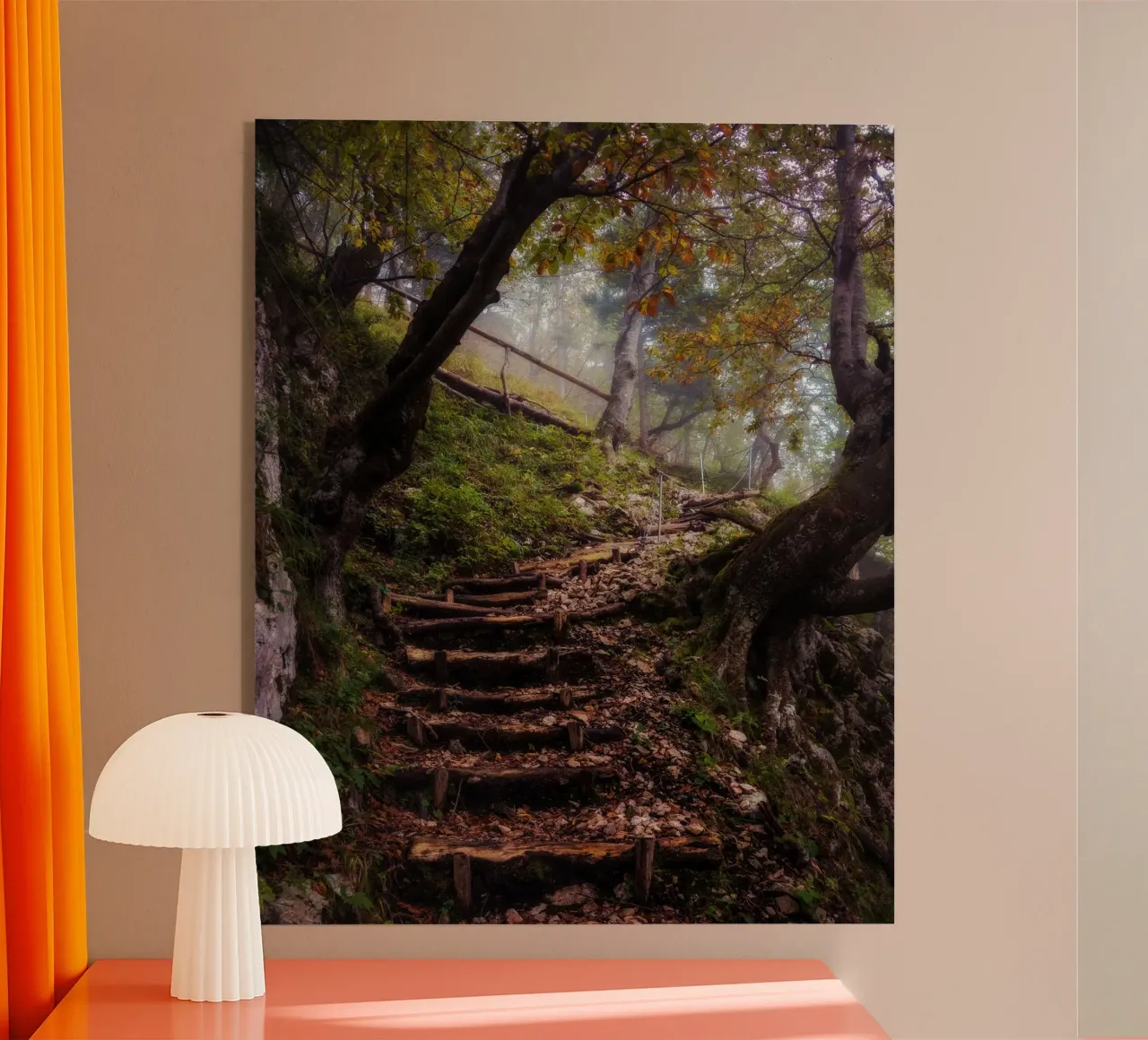 Sussurri di sentieri d'autunno plexiglass da PhotoVibe Decor