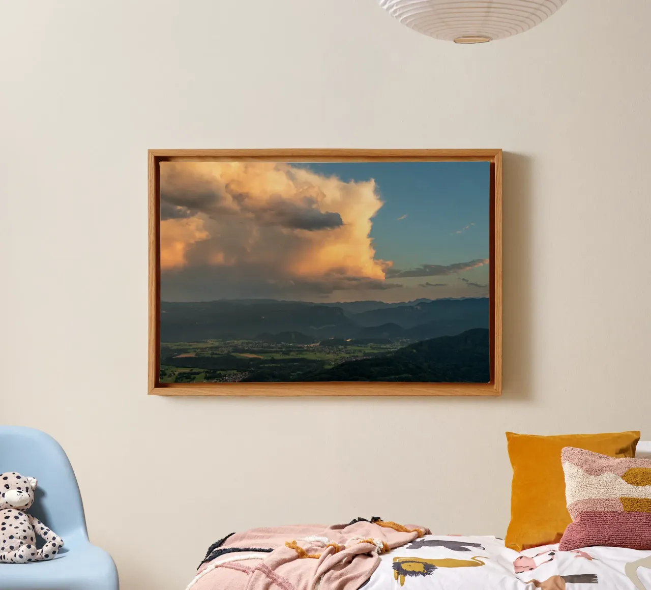 Sussurri di sentieri d'autunno tela con Cornice a cassetta da PhotoVibe Decor