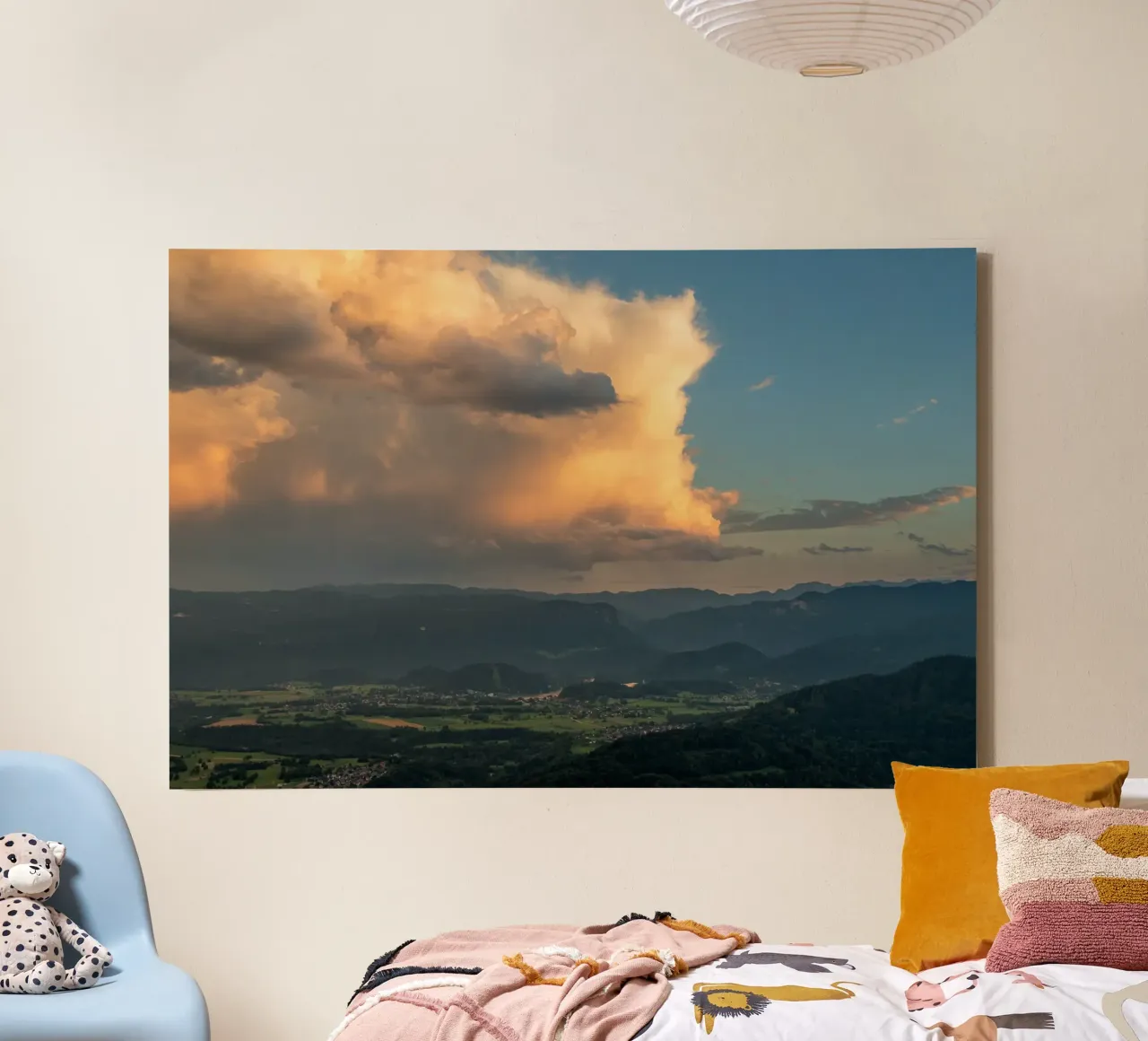 Sussurri di sentieri d'autunno tela con Cornice a cassetta da PhotoVibe Decor