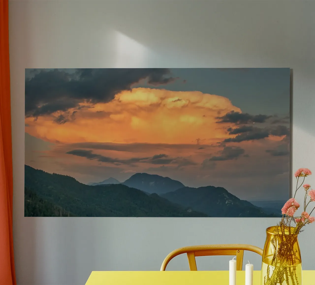Sussurri di sentieri d'autunno alluminio dibond da PhotoVibe Decor