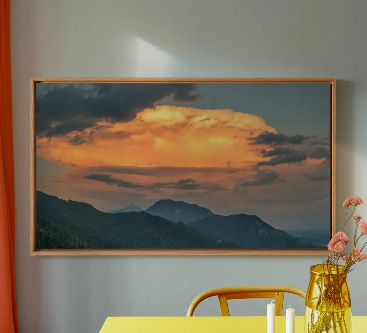 Sussurri di sentieri d'autunno tela con Cornice a cassetta da PhotoVibe Decor