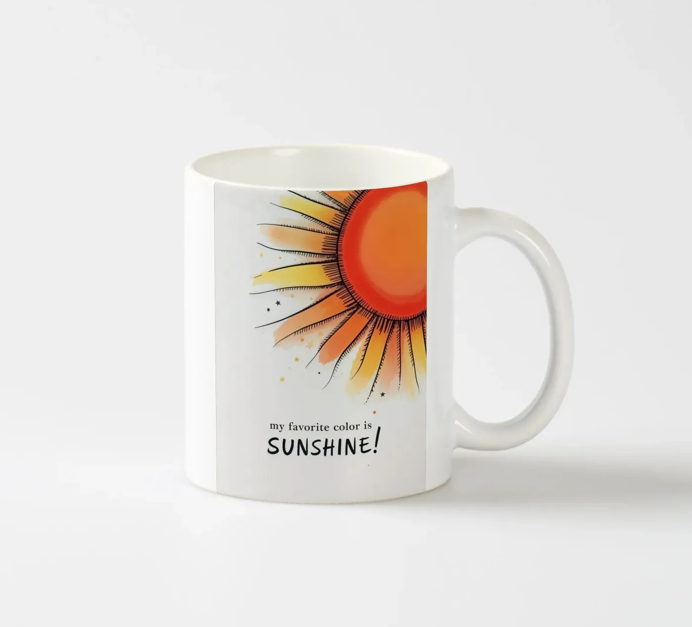 Sunshine ceramic mug by 20 Farben