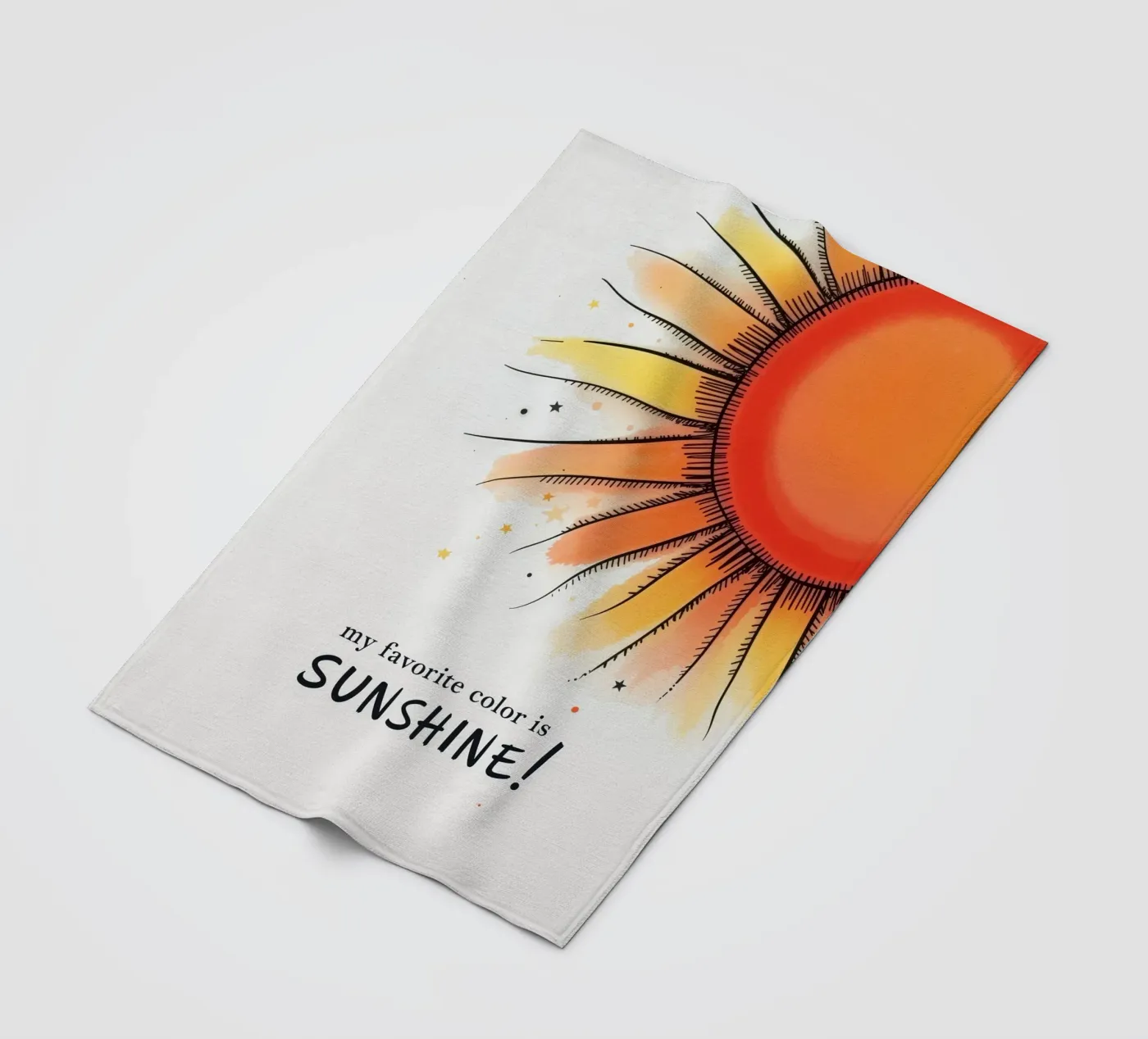 Sunshine fleecedeken van 20 Farben