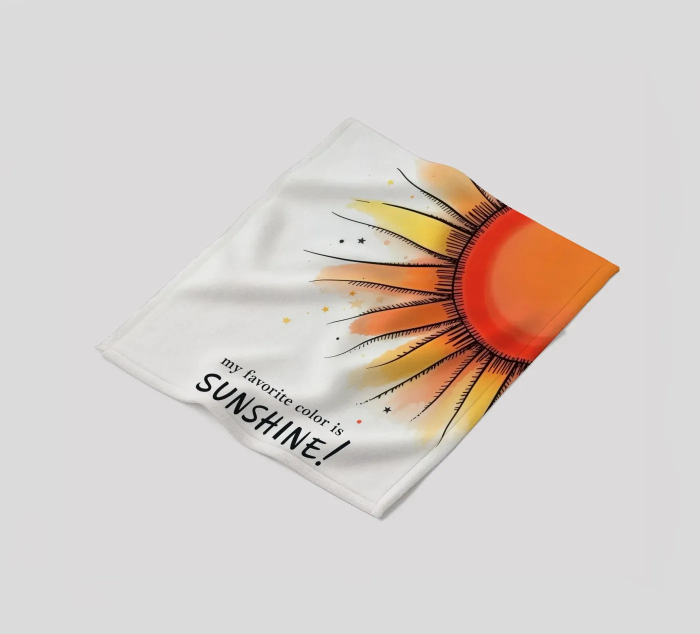 Sunshine fleecedeken van 20 Farben