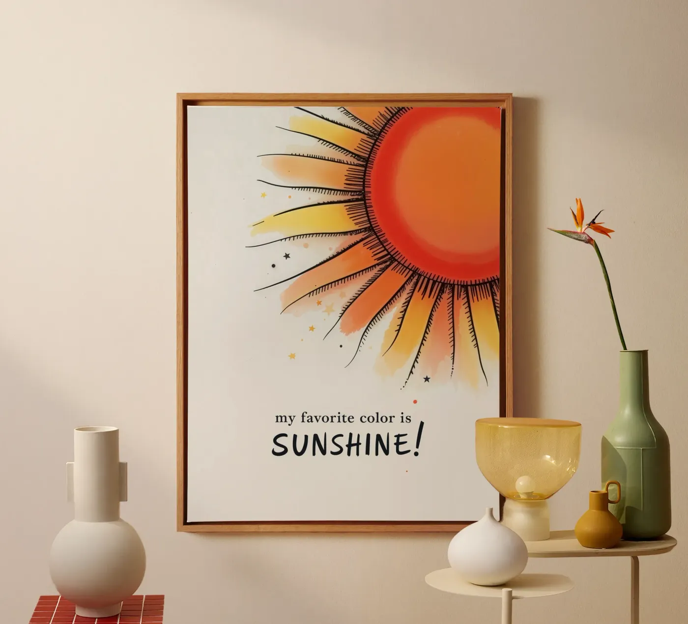 Sunshine canvas by 20 Farben