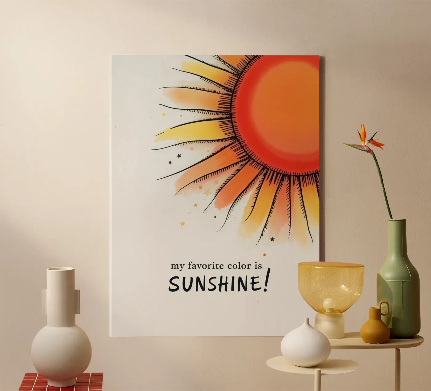 Sunshine canvas by 20 Farben