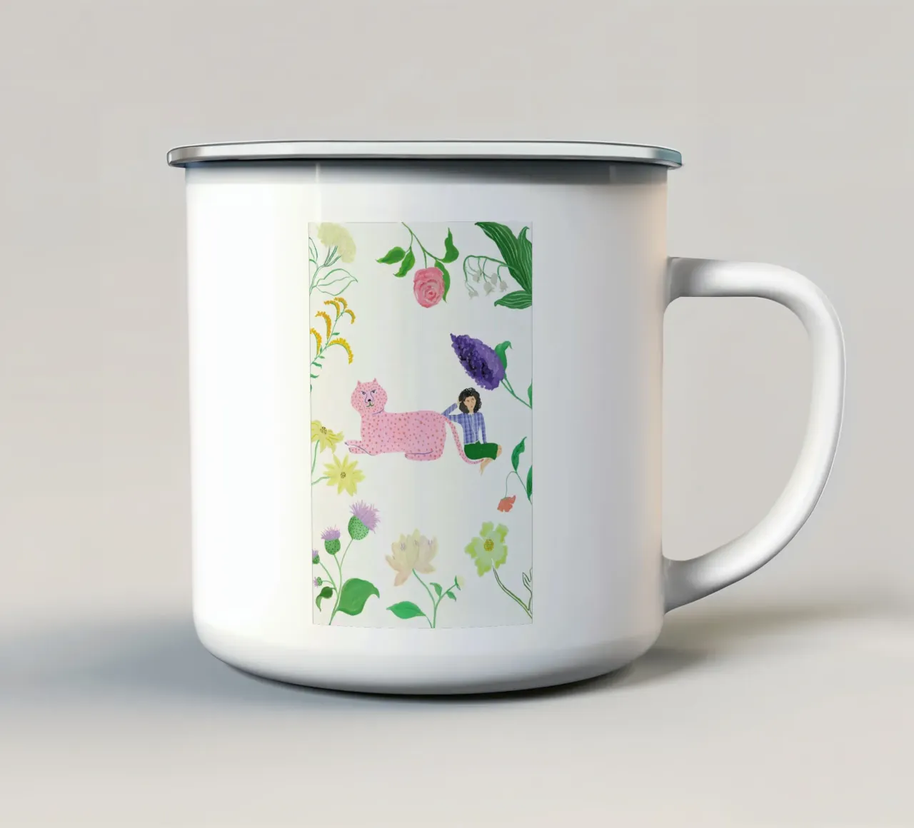 Daydreaming tazza in smalto da Atelier Mave