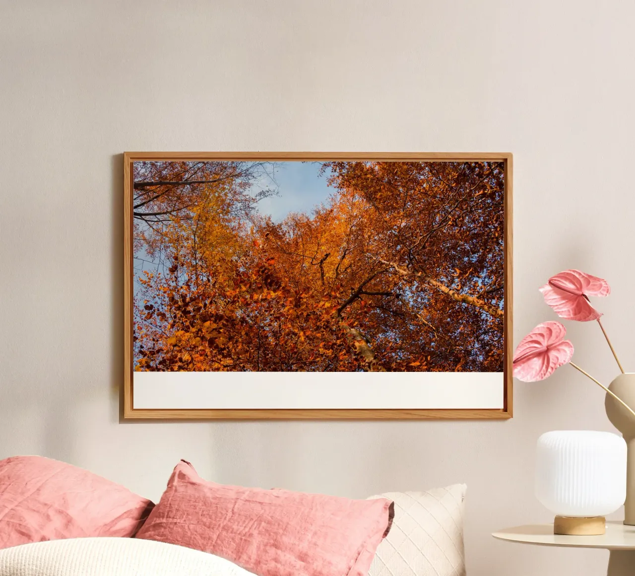 Sussurri di sentieri d'autunno alluminio dibond da PhotoVibe Decor