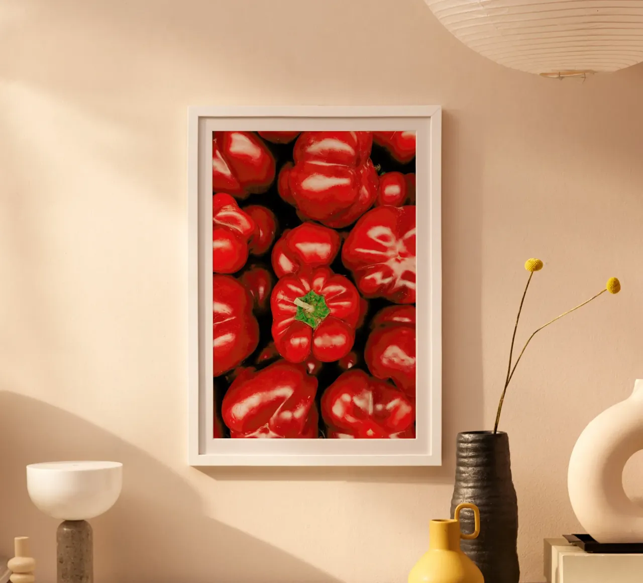 Red Paprikas poster da Sebastian Hilgetag