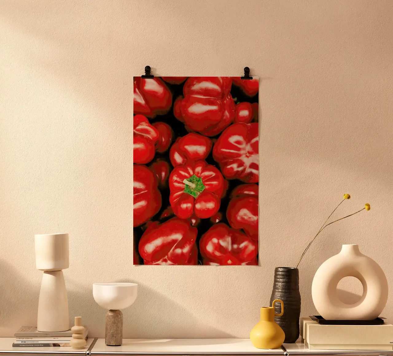 Red Paprikas poster da Sebastian Hilgetag