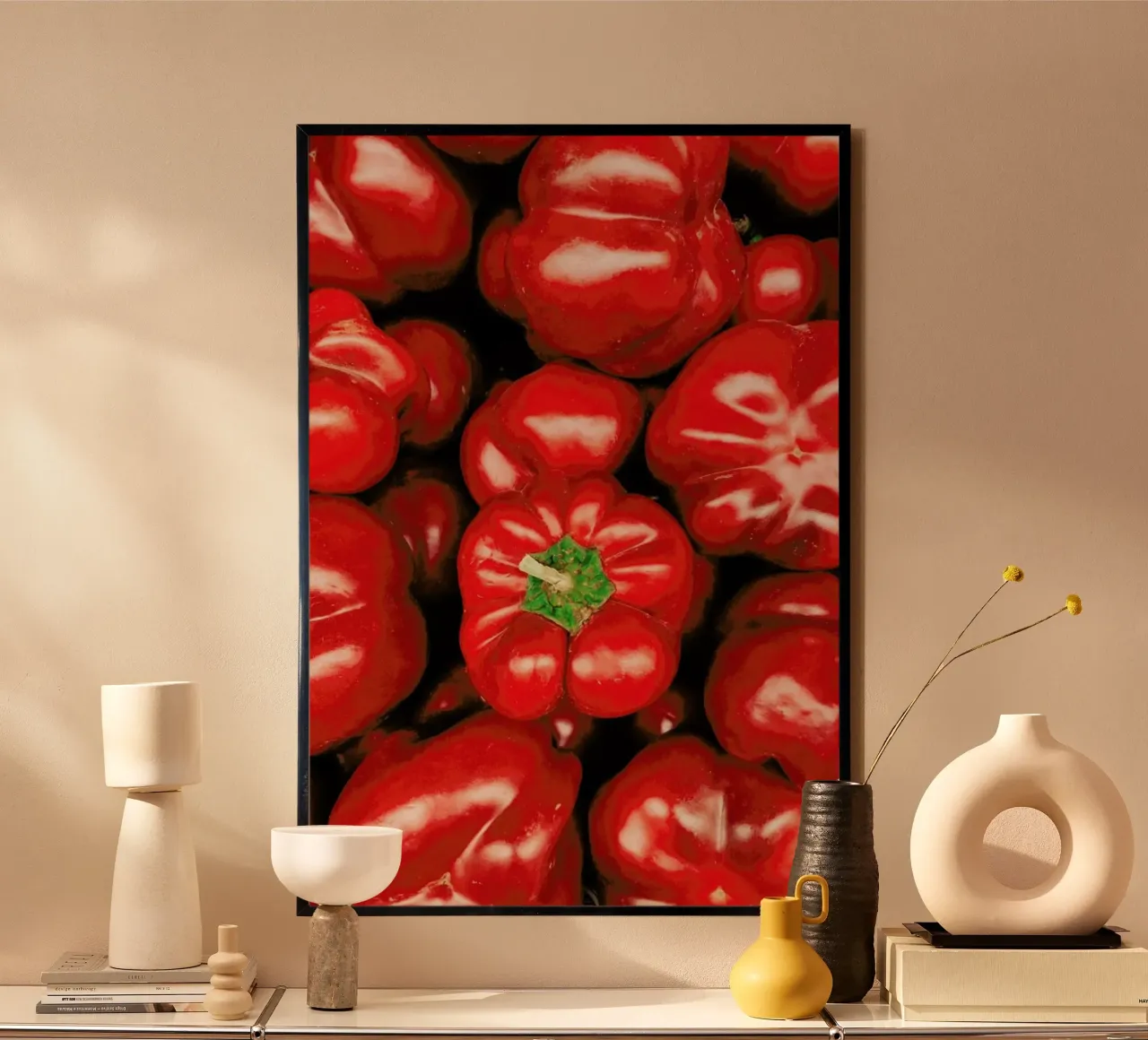 Red Paprikas poster da Sebastian Hilgetag