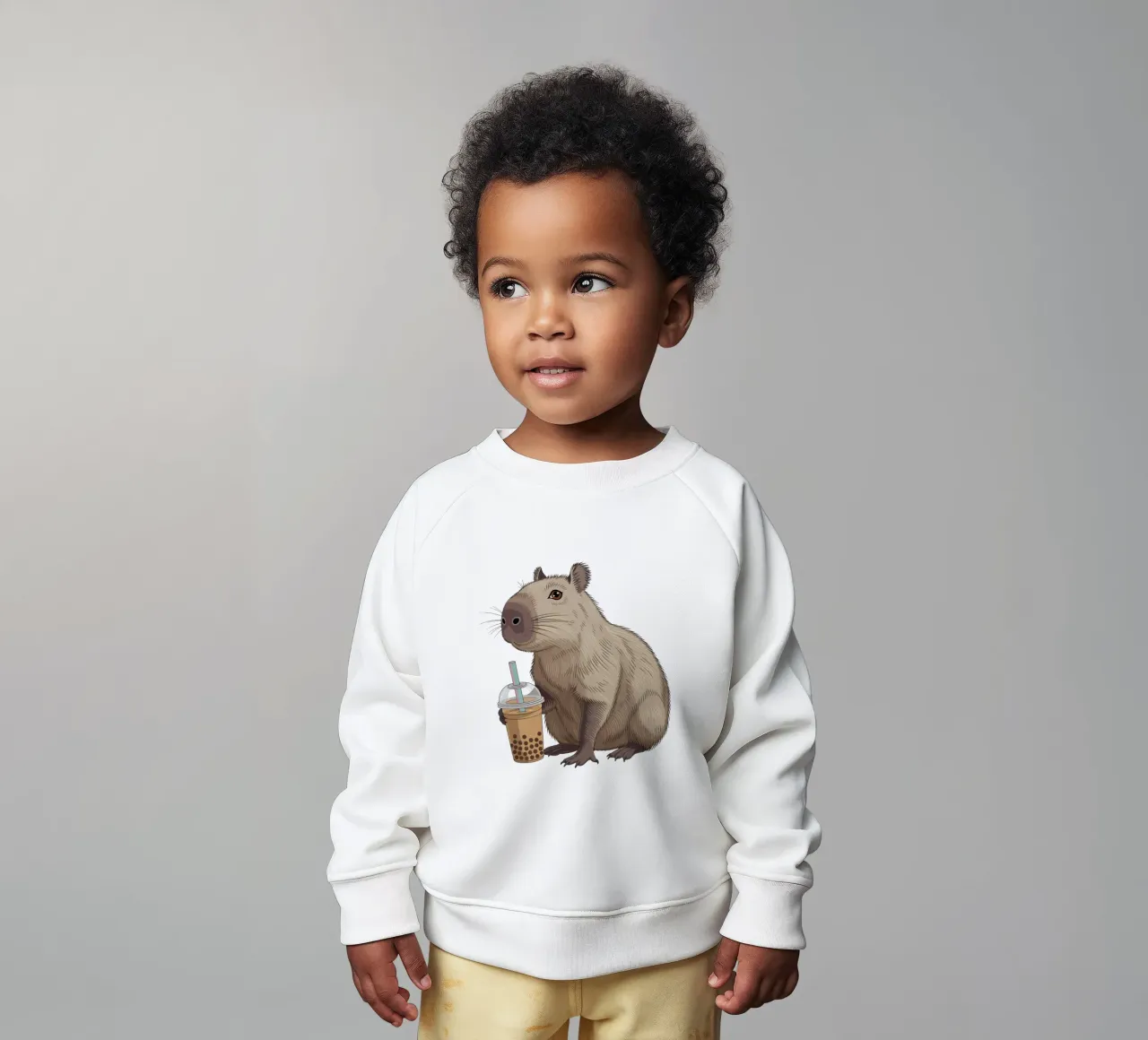 Capy & Bara Bubble Tea sudadera de bebé de Capy & Bara