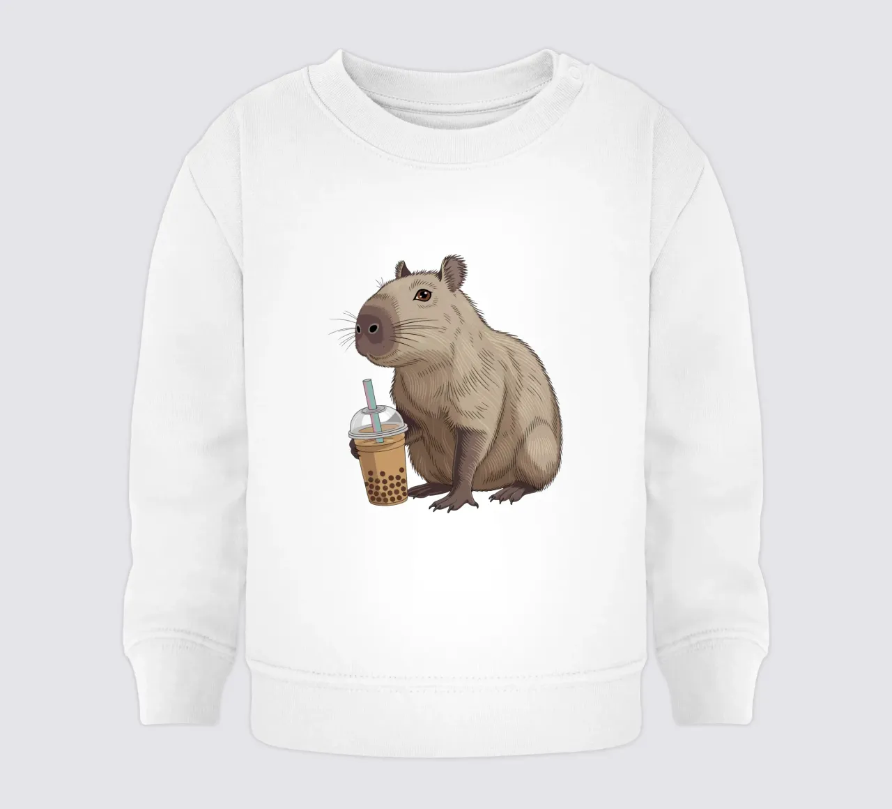 Capy & Bara Bubble Tea sudadera de bebé de Capy & Bara