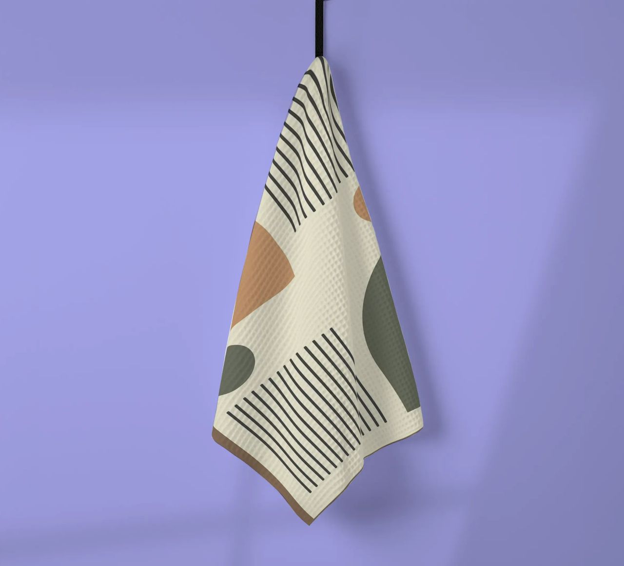 semicerchi linee verticali canovaccio da cucina da Ron Bale