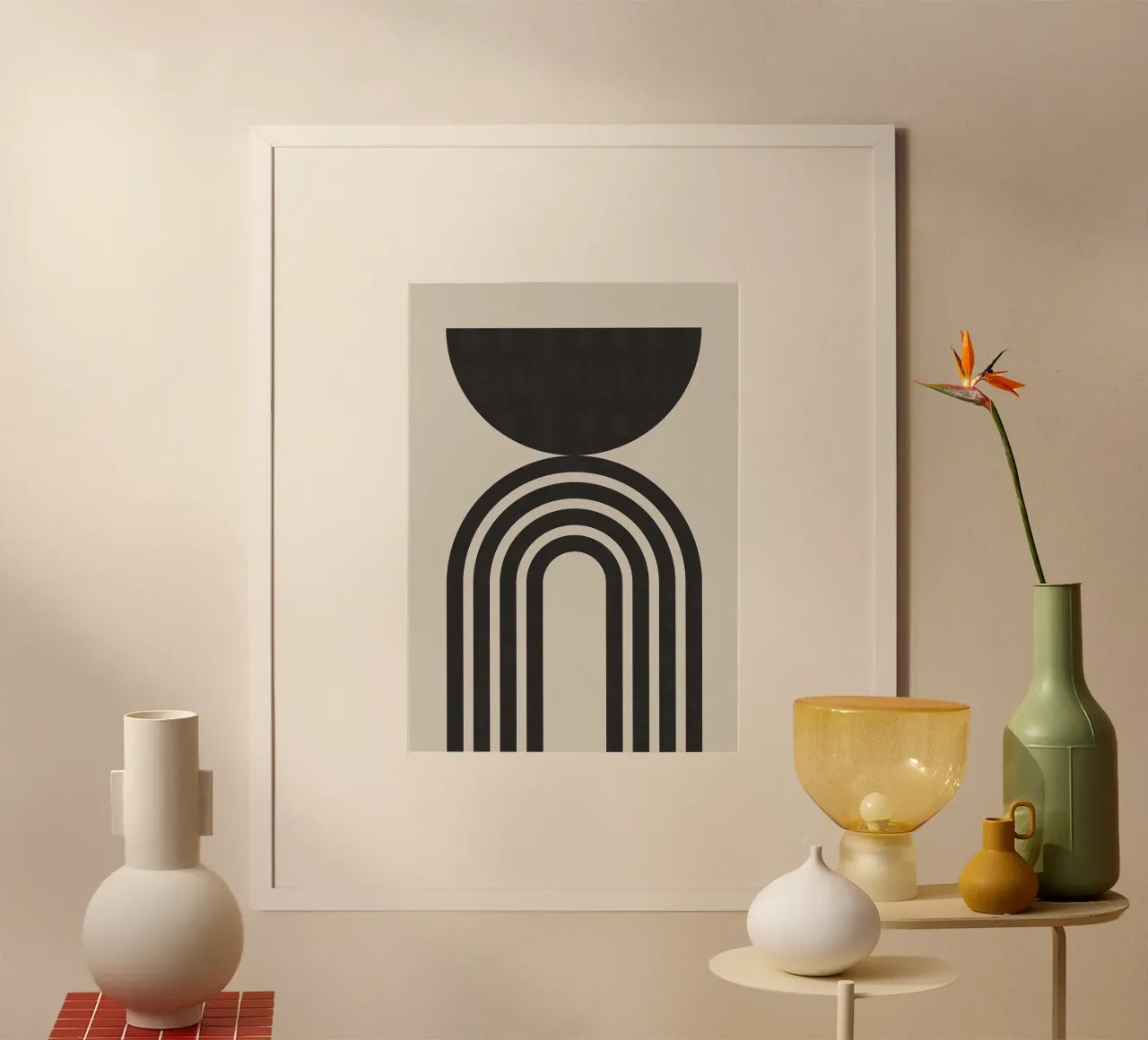 linee dell'arco a semicerchio carta hahnemühle da Ron Bale