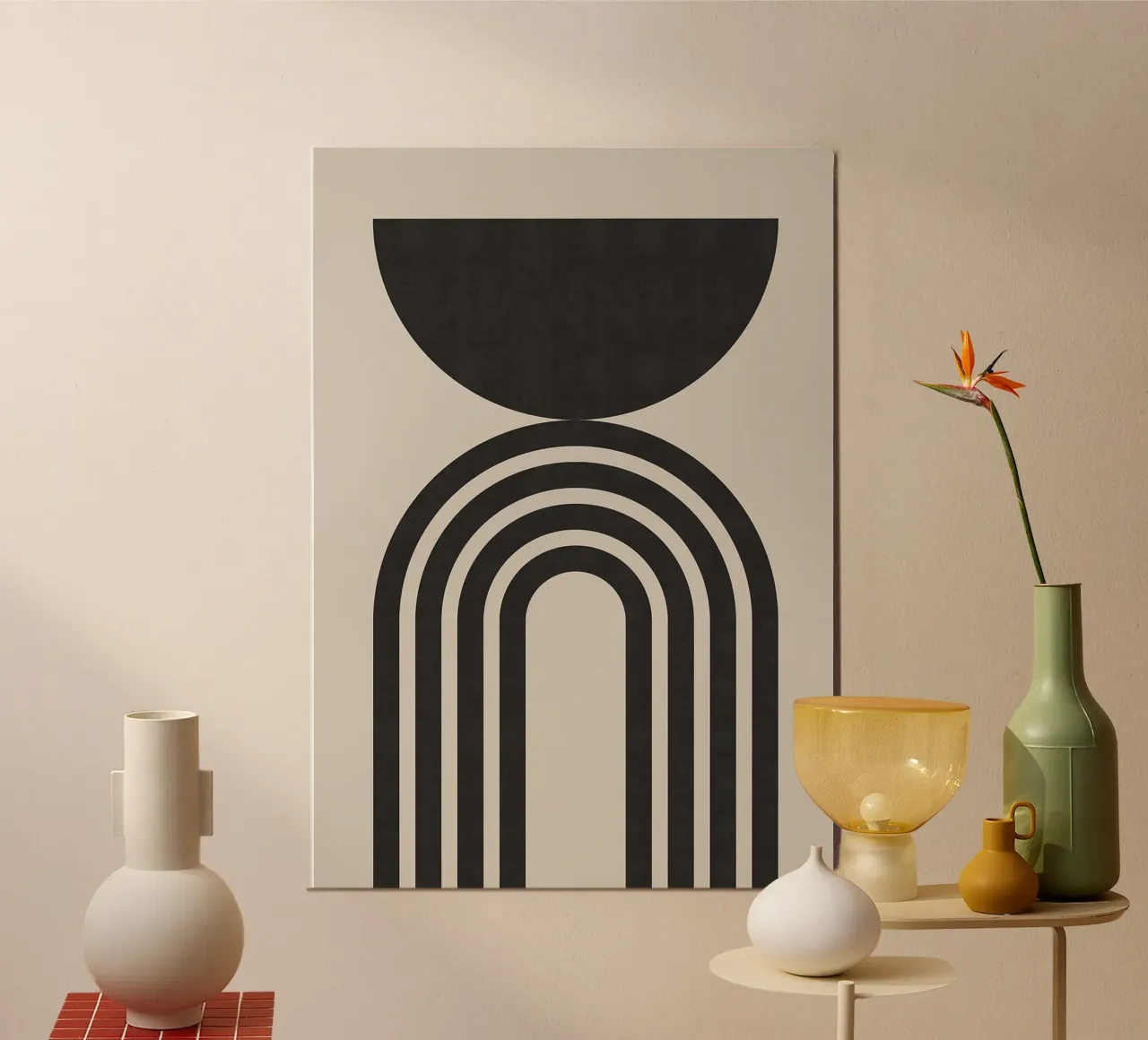 linee dell'arco a semicerchio carta hahnemühle da Ron Bale