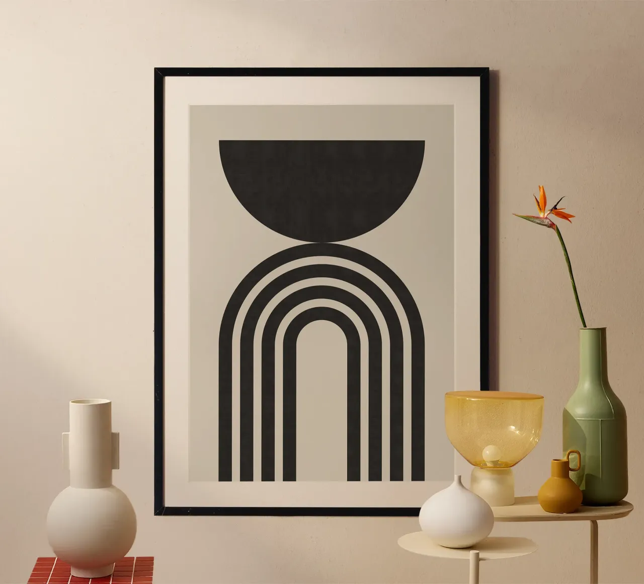 linee dell'arco a semicerchio carta hahnemühle da Ron Bale