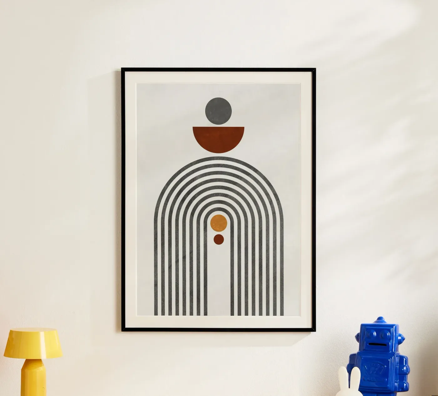 circle semicircle poster by Ron Bale
