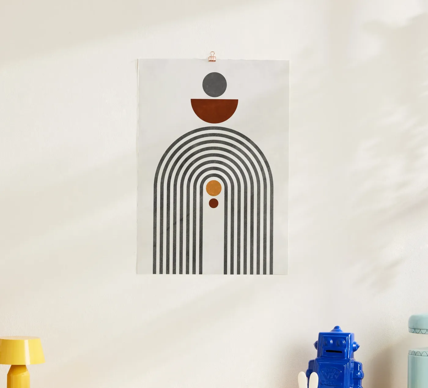 circle semicircle poster by Ron Bale